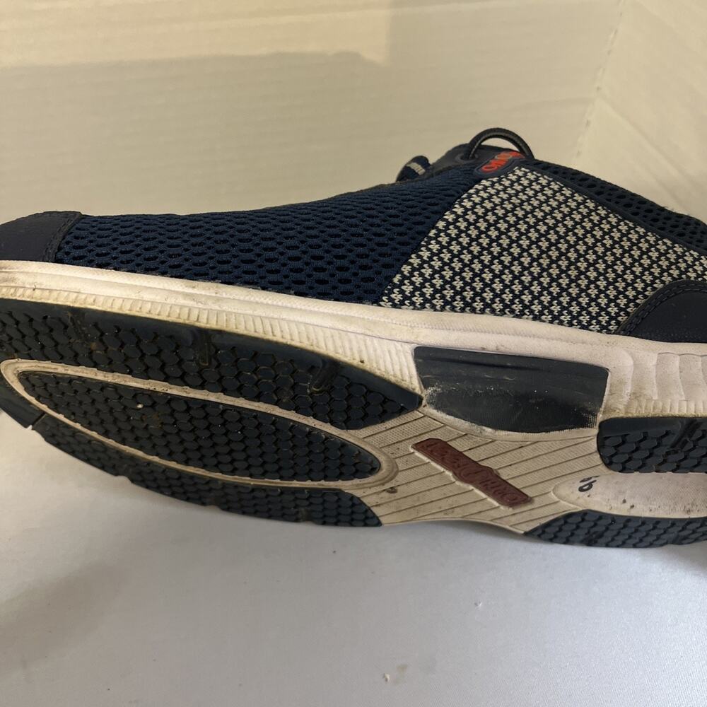 OrthoFeet 616 Edgewater Mens Size 12 (2E) Wide Shoes Navy Blue Stretch Walking - Picture 11 of 11